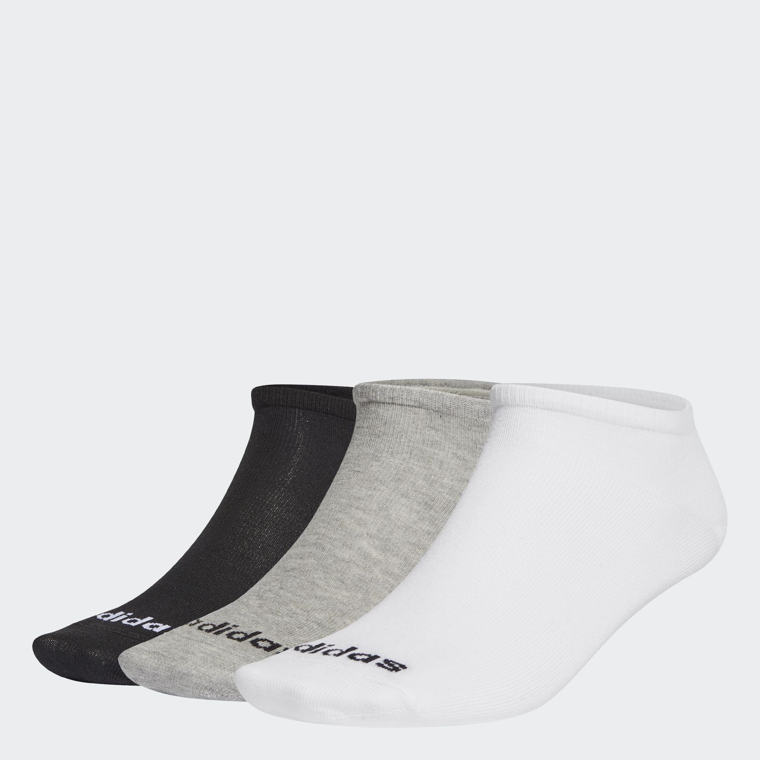 ADIDAS 3-NO-SHOW SOCKS 3 PAIRS