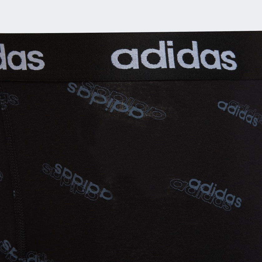 ADIDAS ESSENTIALS LOGO BOXER BRIEFS TWO-PACK