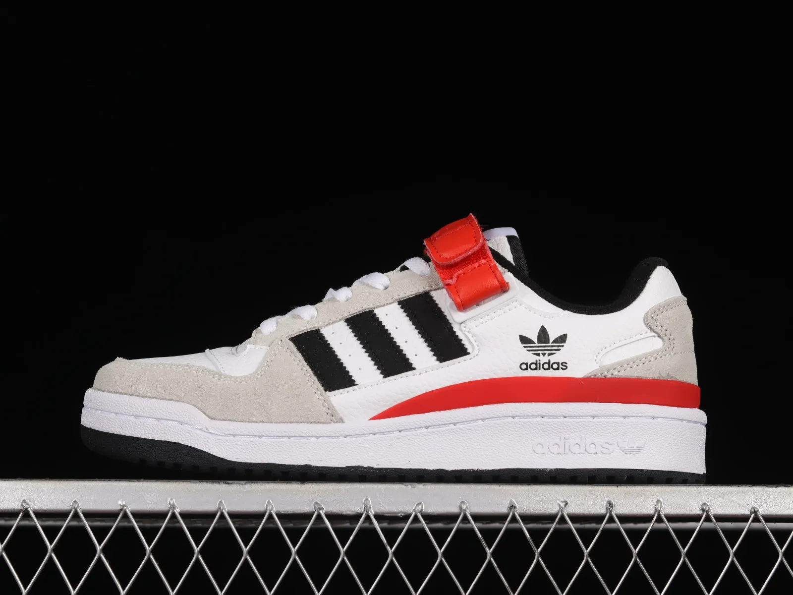 Adidas Forum Low White Grey Black Red GY3249