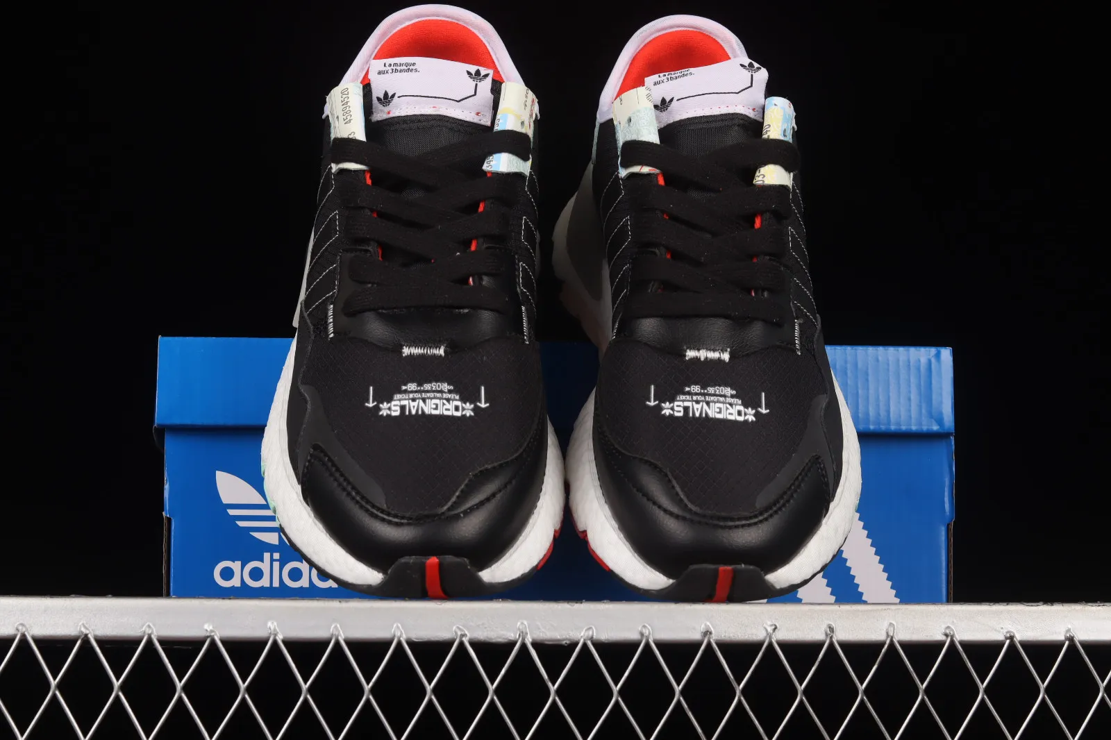 Adidas Nite Jogger Boost Core Black Red Cloud White GW4228