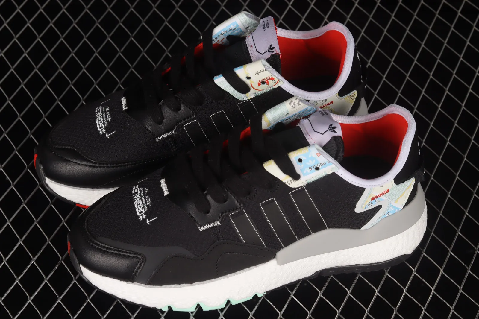 Adidas Nite Jogger Boost Core Black Red Cloud White GW4228