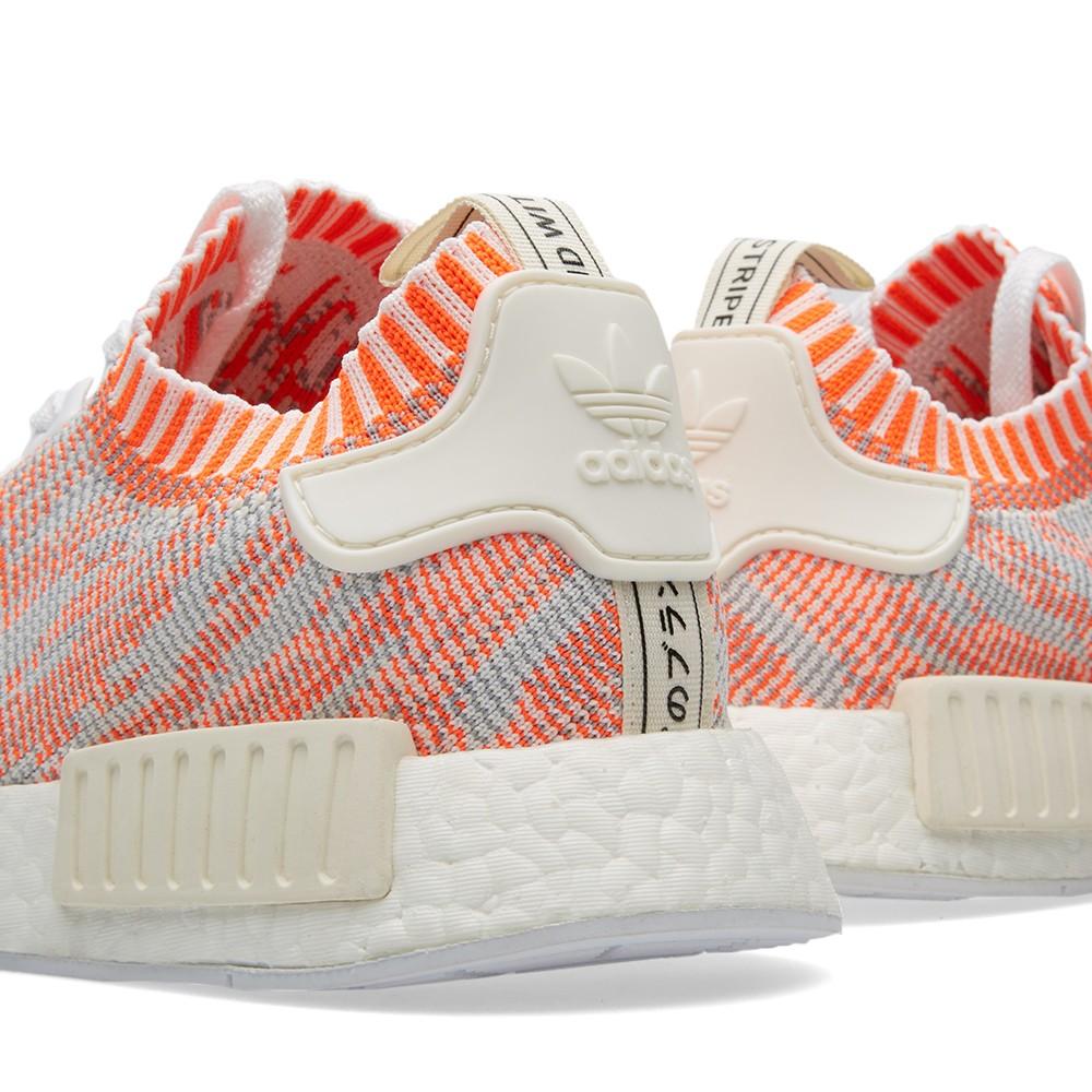 Adidas NMD_R1 Primeknit Camo Pack  Solar Red