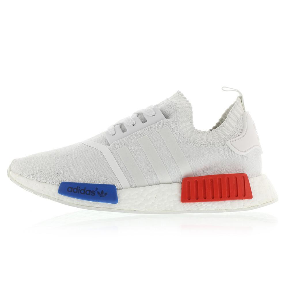 Adidas NMD_R1 Primeknit Vintage White-Lush Red