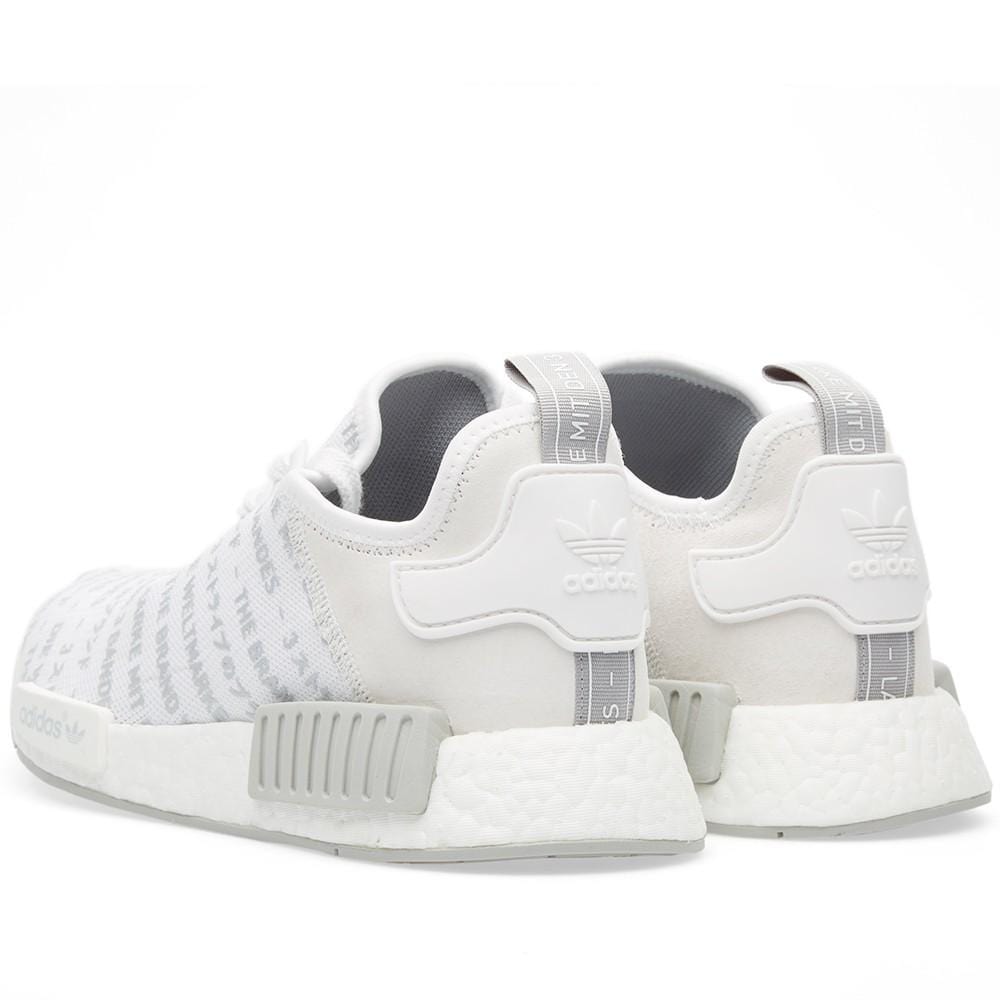 Adidas NMD_R1 White Blackout-Whiteout