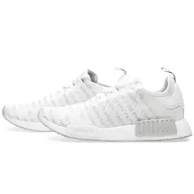 Adidas NMD_R1 White Blackout-Whiteout