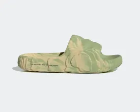 Adidas Originals Adilette 22 Slides Magic Lime St Desert Sand GY1597