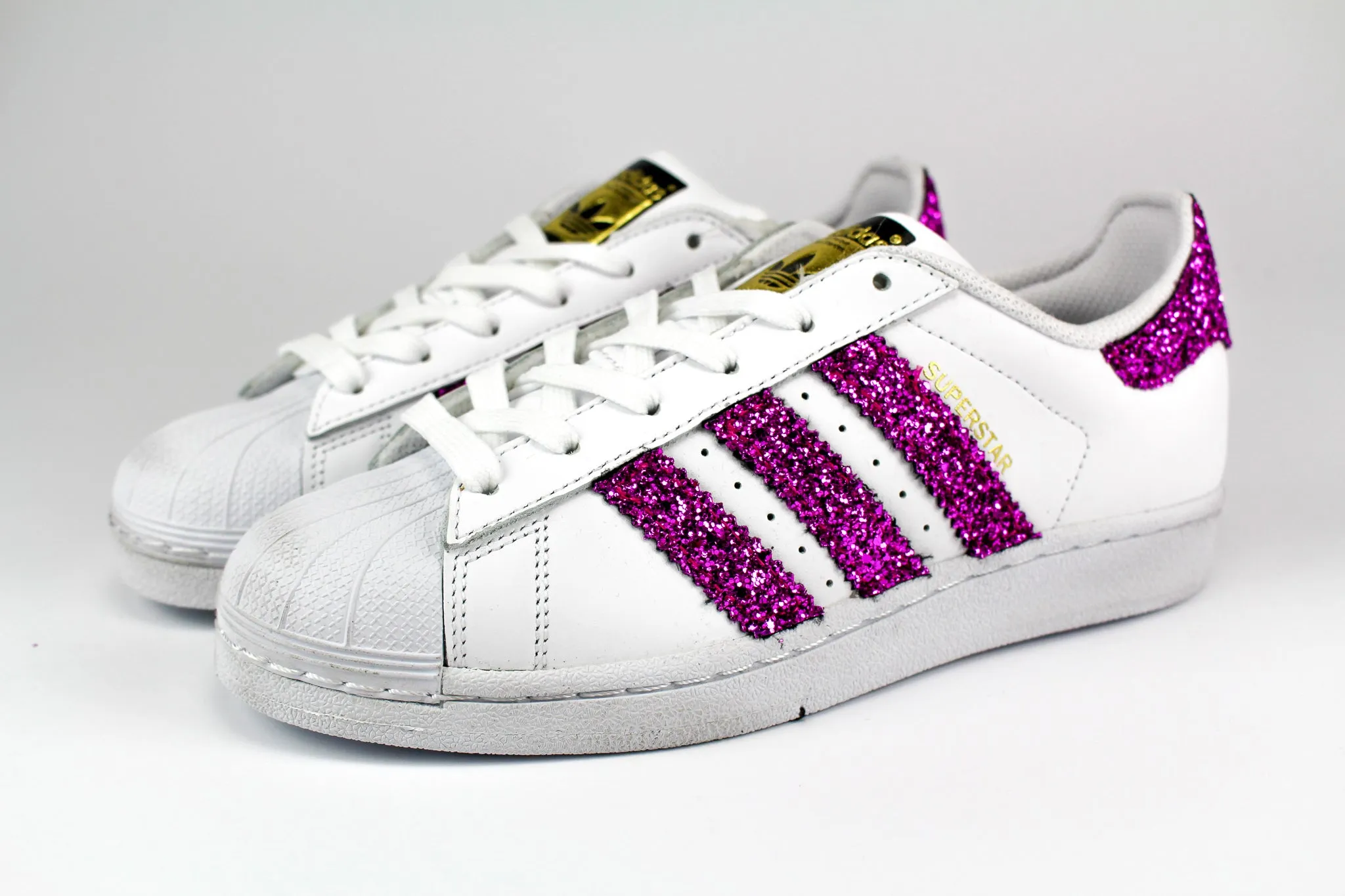 Adidas Superstar Fucsia Glitter