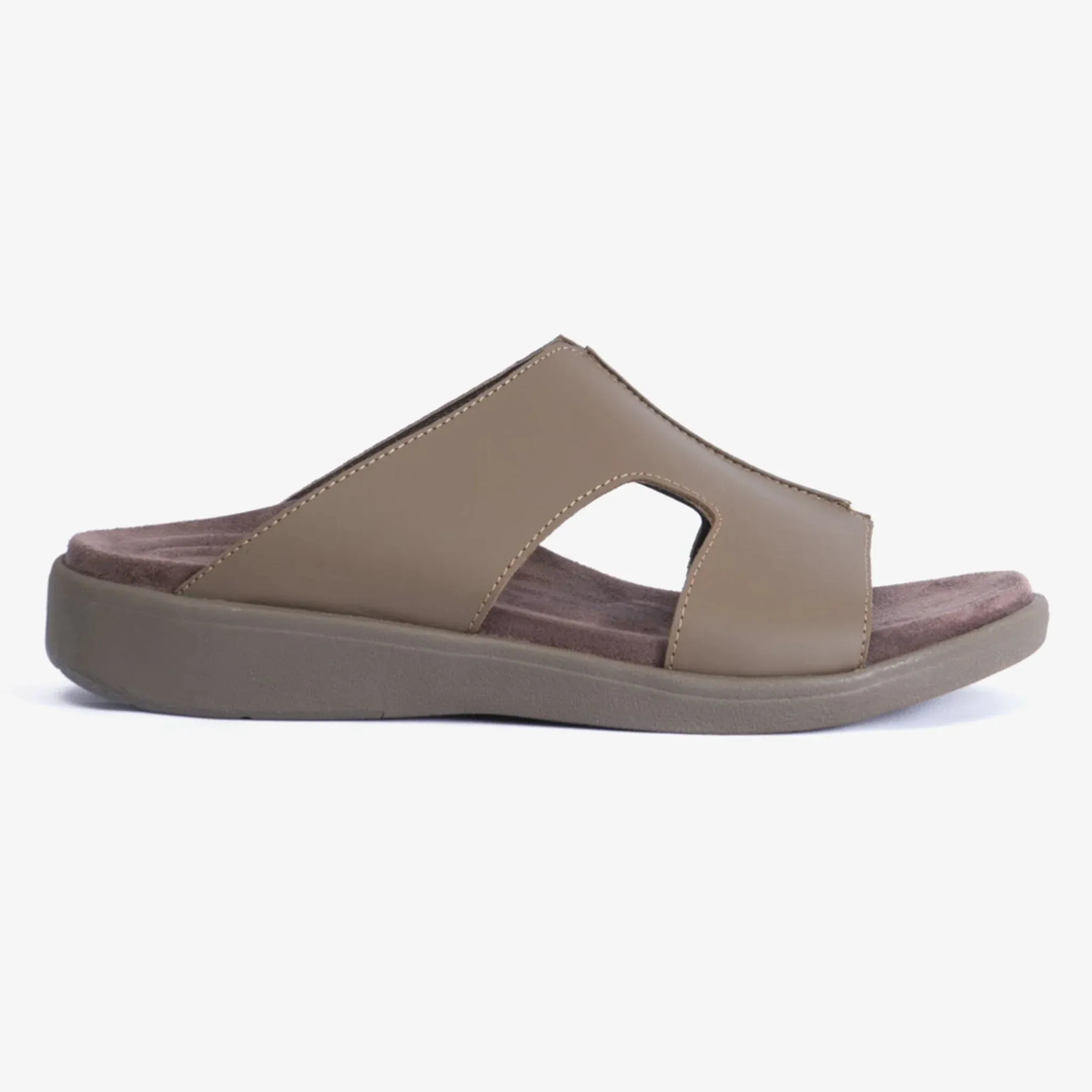 Aetrex classic sandals with a comfortable footbed Truffle