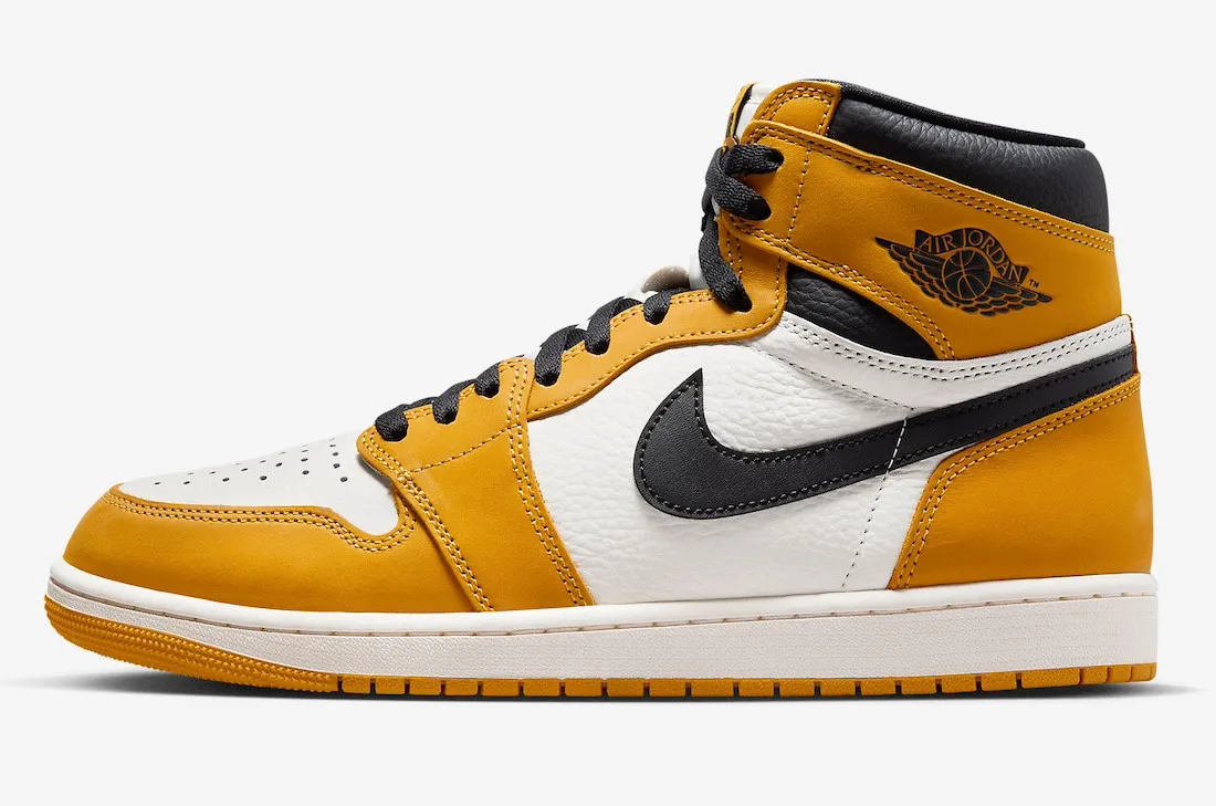 Air Jordan 1 High OG Yellow Ochre Black White Sail DZ5485-701