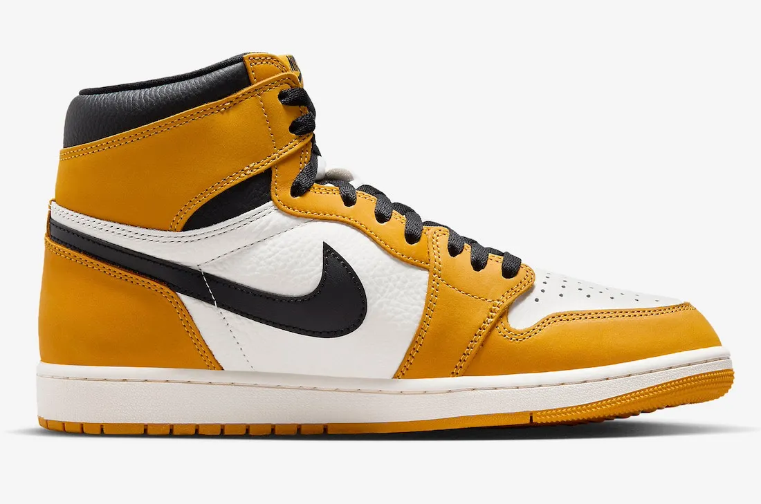 Air Jordan 1 High OG Yellow Ochre Black White Sail DZ5485-701