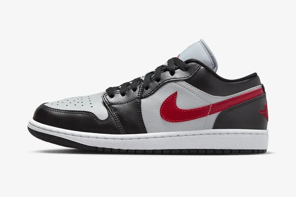 Air Jordan 1 Low Wolf Grey Gym Red DC0774-062