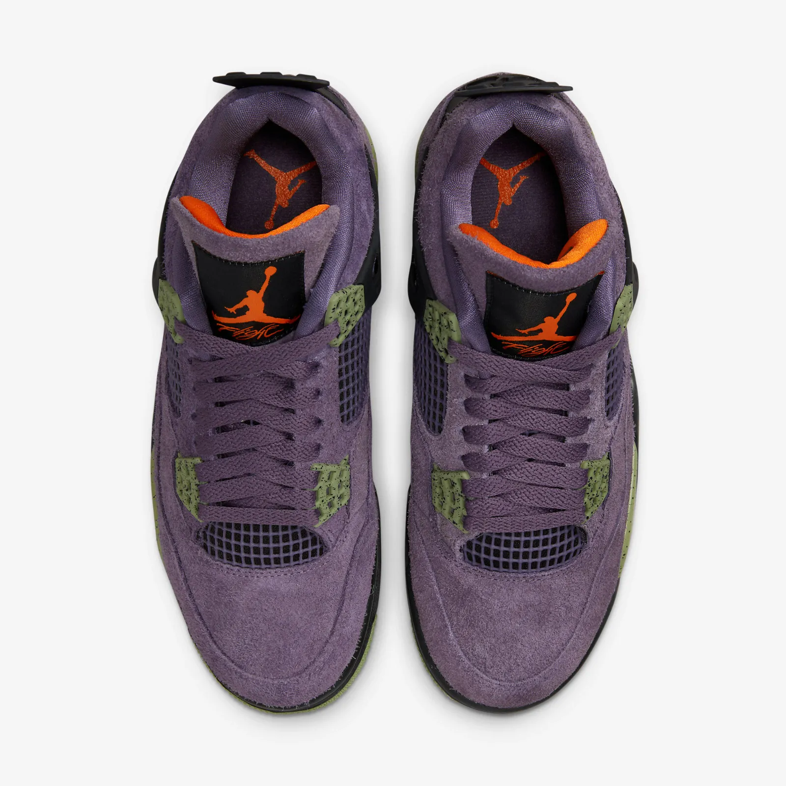 Air Jordan 4 Retro Canyon Purple Anthracite Alligator Safety Orange AQ9129-500