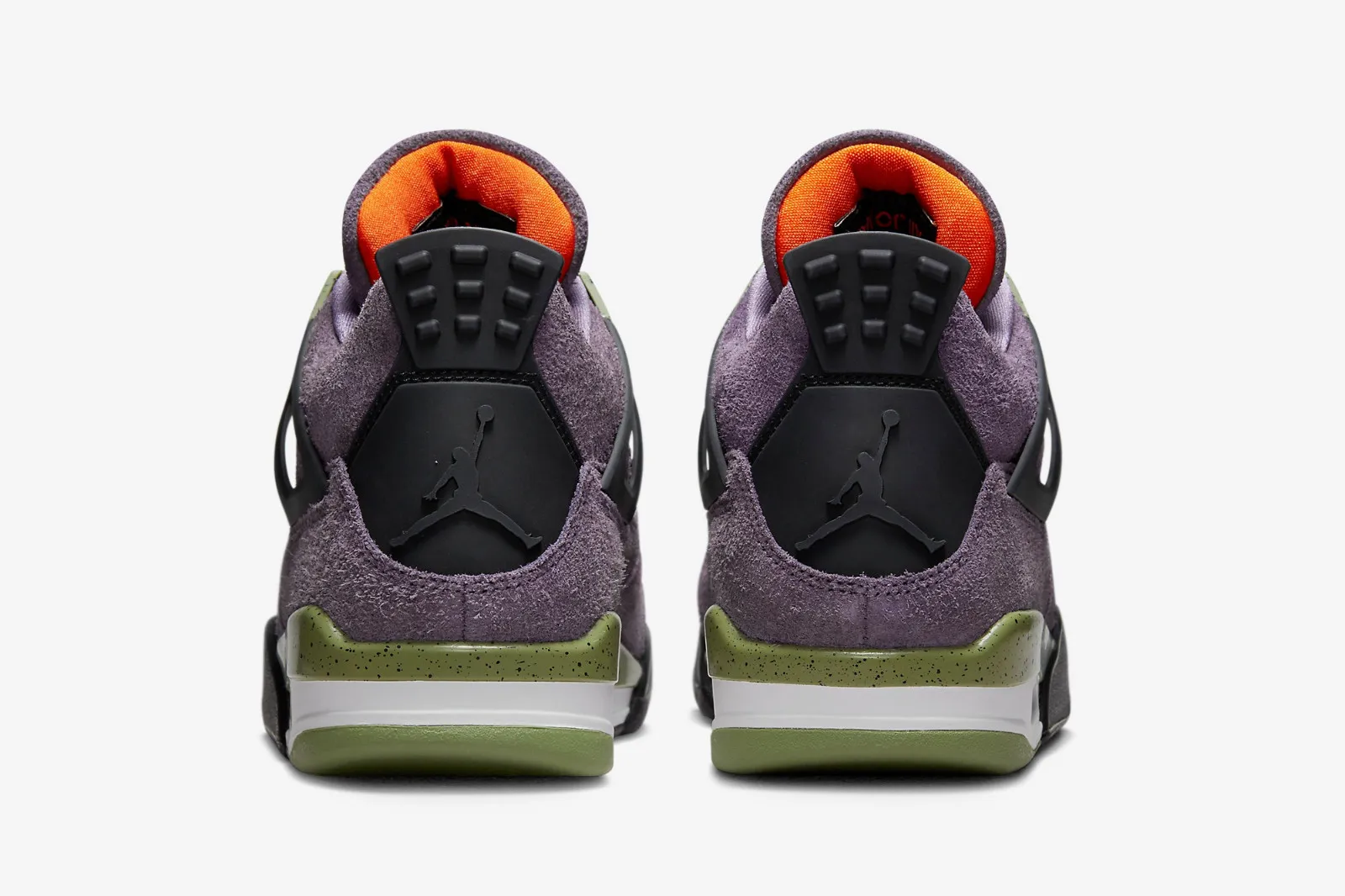 Air Jordan 4 Retro Canyon Purple Anthracite Alligator Safety Orange AQ9129-500