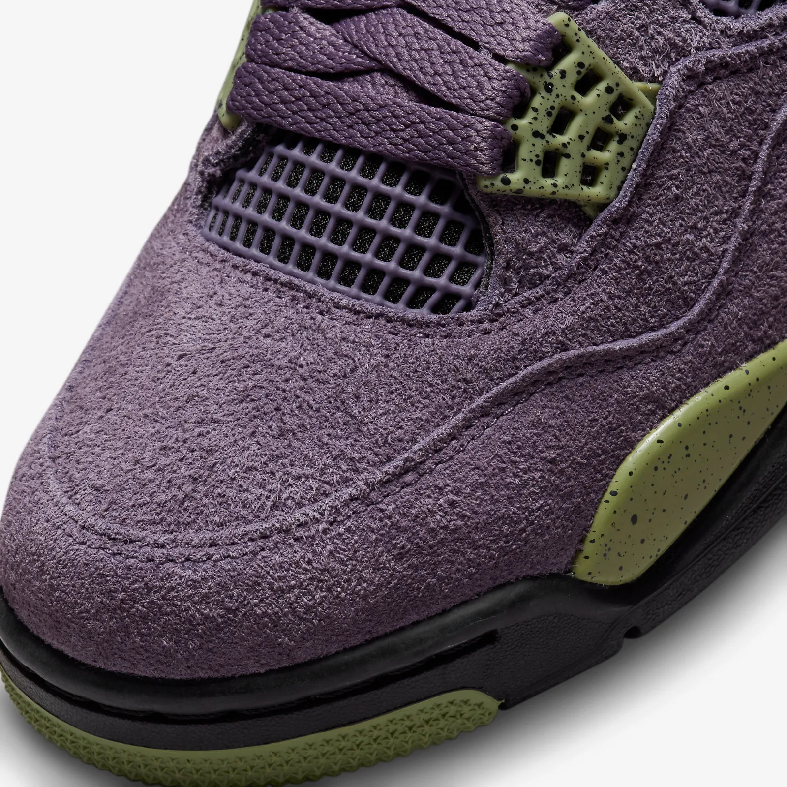 Air Jordan 4 Retro Canyon Purple Anthracite Alligator Safety Orange AQ9129-500