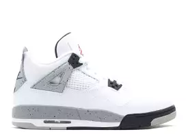 Air Jordan 4 Retro OG GS White Cement