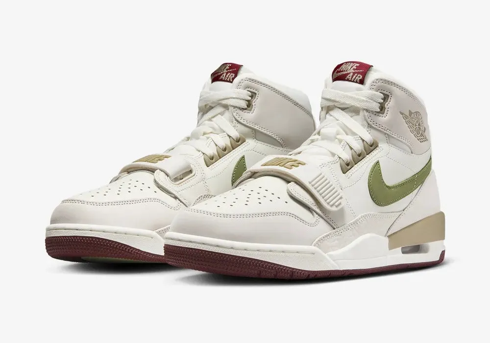 Air Jordan Legacy 312 Light Khaki Green Dark Red HF0745-131