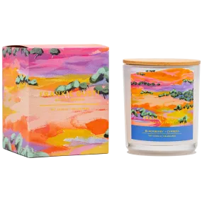 ARTIST SERIES CANDLE  BLACKBERRY + CYPRESS RISHELLE KENT