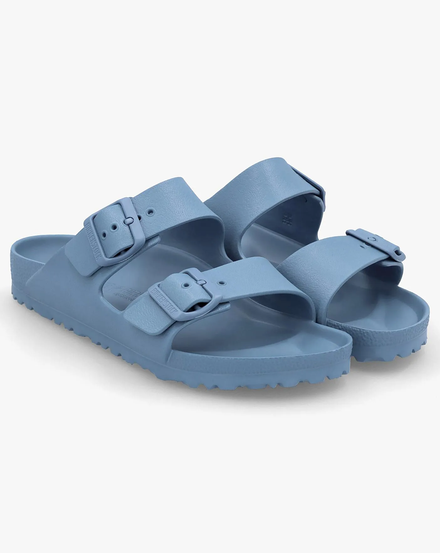 Birkenstock Arizona EVA Elemental Blue Two Bar Mules Narrow Width