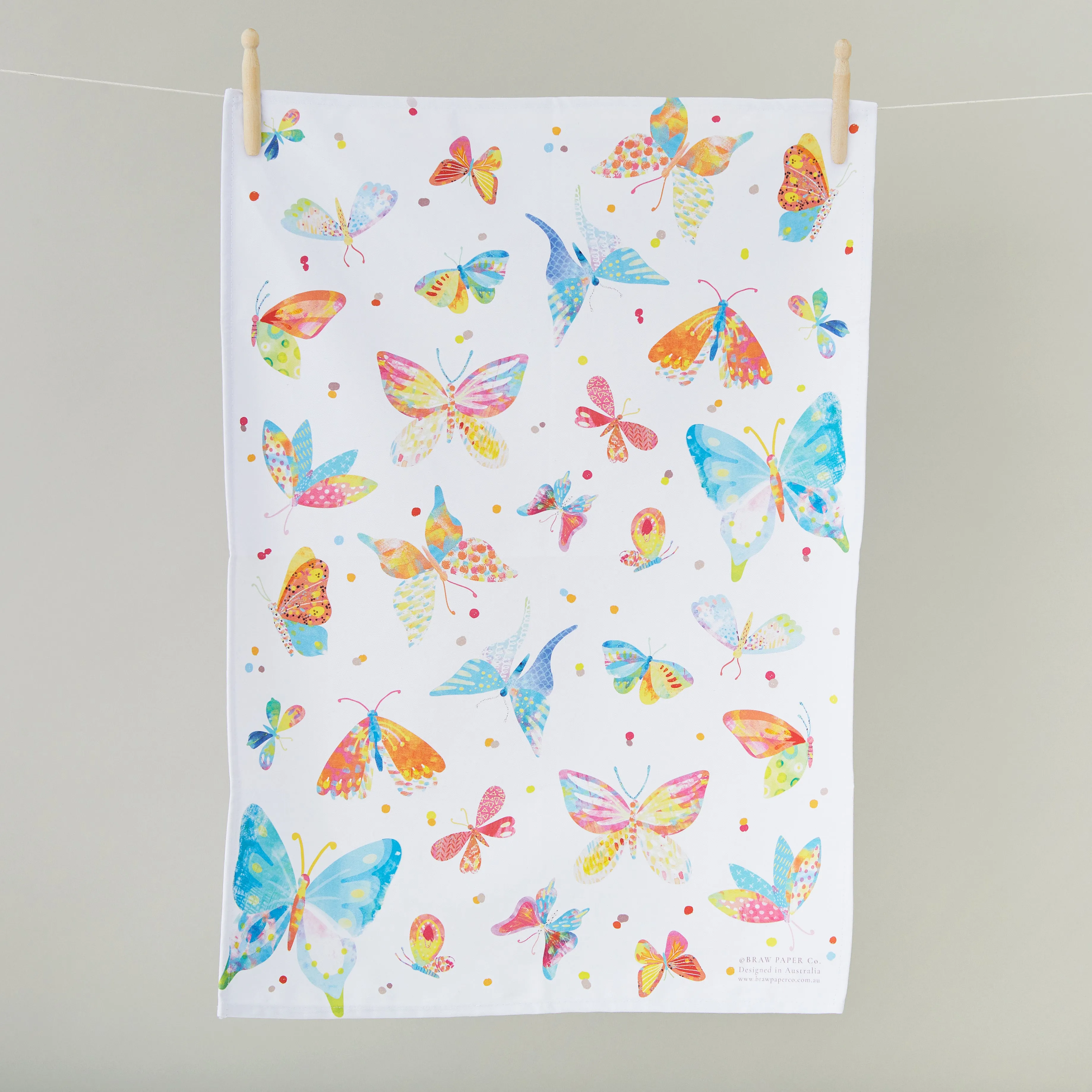 Bountiful Butterflies Tea Towel