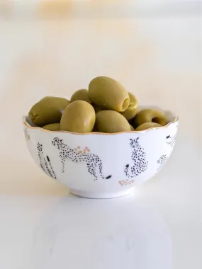 Cheetah Ceramic Dip Bowl