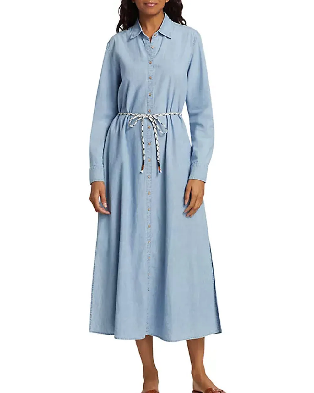 Dusty Blue Bowen Dress