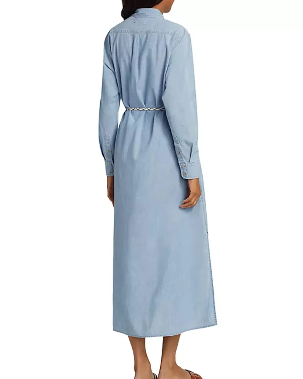 Dusty Blue Bowen Dress