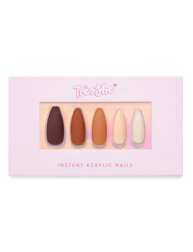 FALSE NAIL SET - CINNAMON DOLL