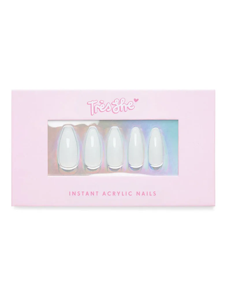 FALSE NAIL SET - CREAM PUFF