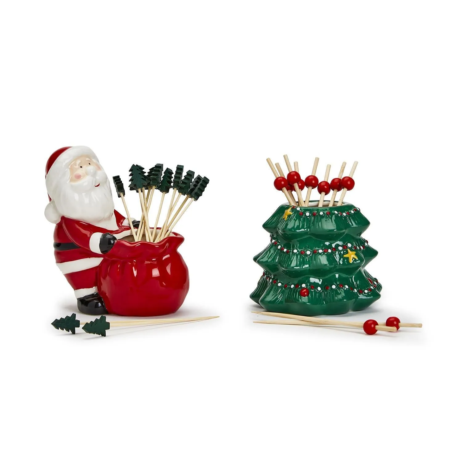 Festive Appetizer Pick Holders In 2 Assorted Styles