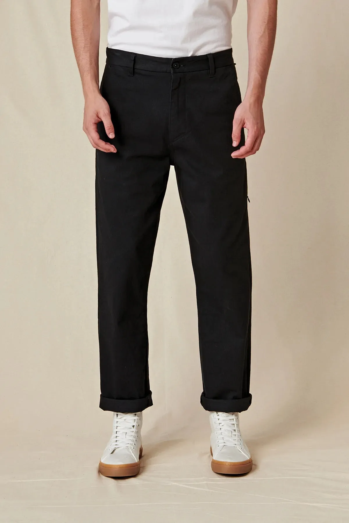 FOUNDATION PANT GLOBE BLACK