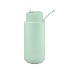 Frank Green - Ceramic Reusable Bottle Straw Lid 34oz Mint Gelato