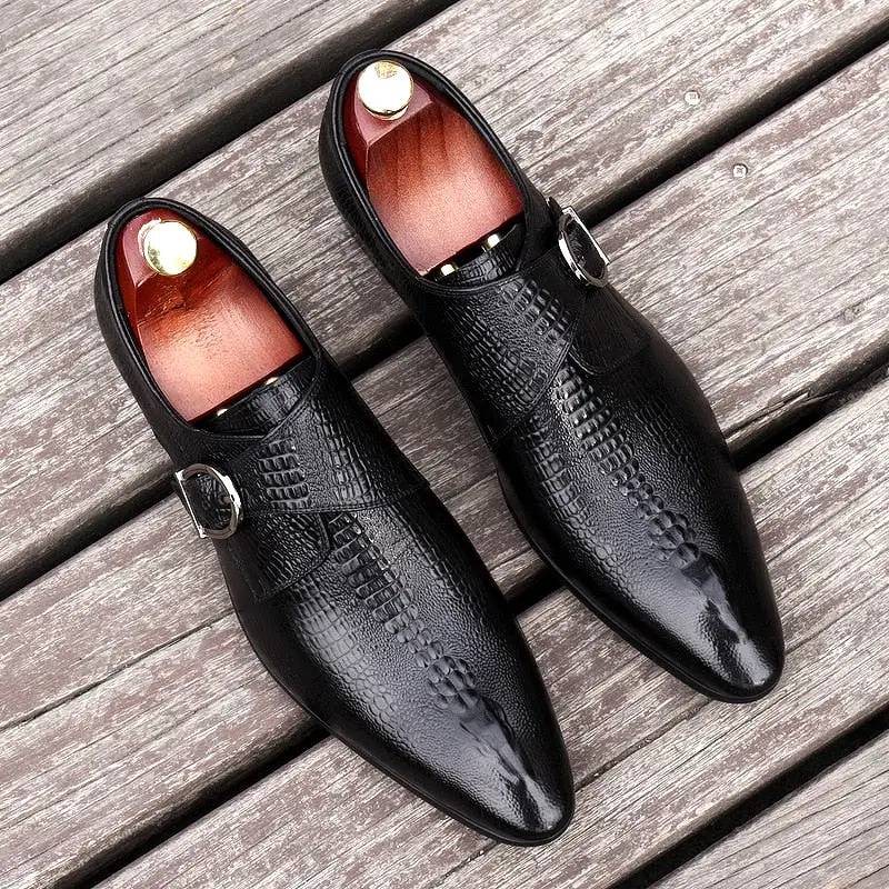 Handmade Mens Wedding Oxford Genuine Leather Dress Shoes