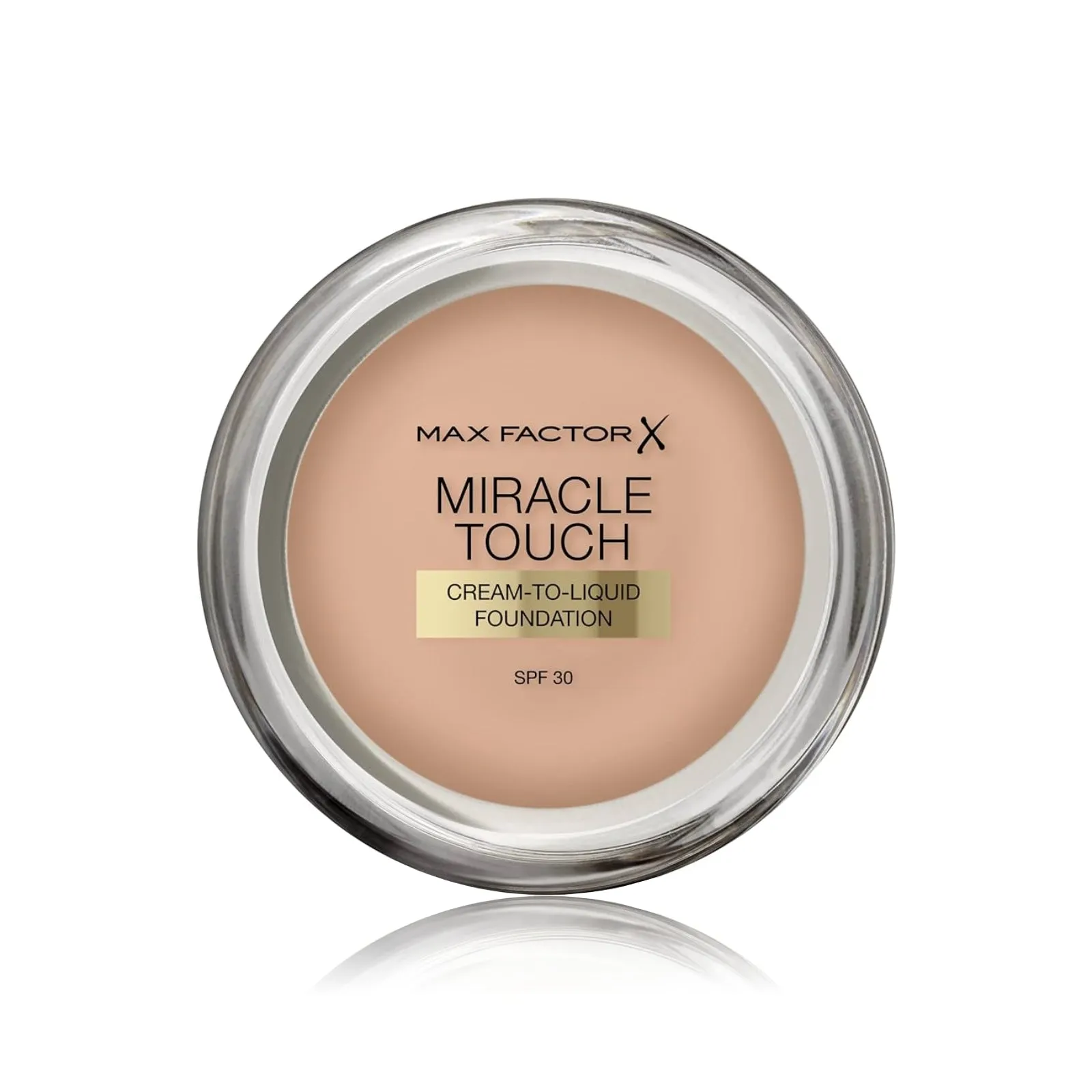 Max Factor Miracle Touch Skin Perfecting Foundation Spf30 045 Warm Almond 11.5ml