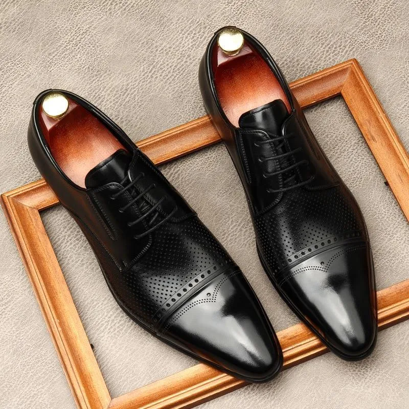 Men Dress Shoes -  Ugo Leather Oxford Shoes