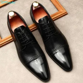 Men Dress Shoes -  Ugo Leather Oxford Shoes