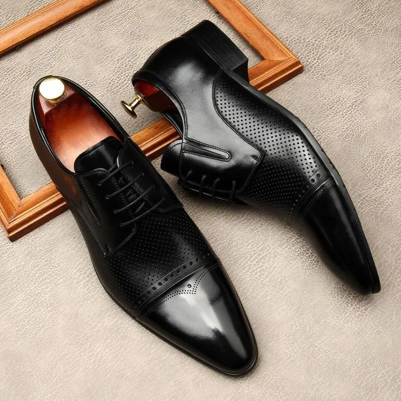 Men Dress Shoes -  Ugo Leather Oxford Shoes