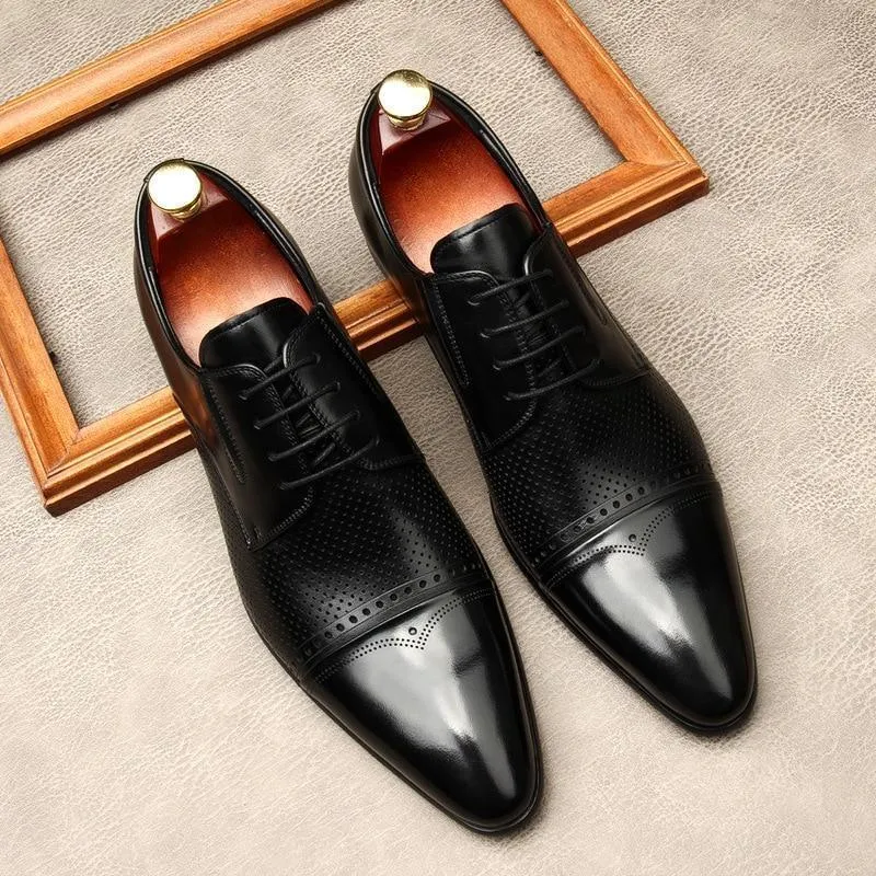 Men Dress Shoes -  Ugo Leather Oxford Shoes