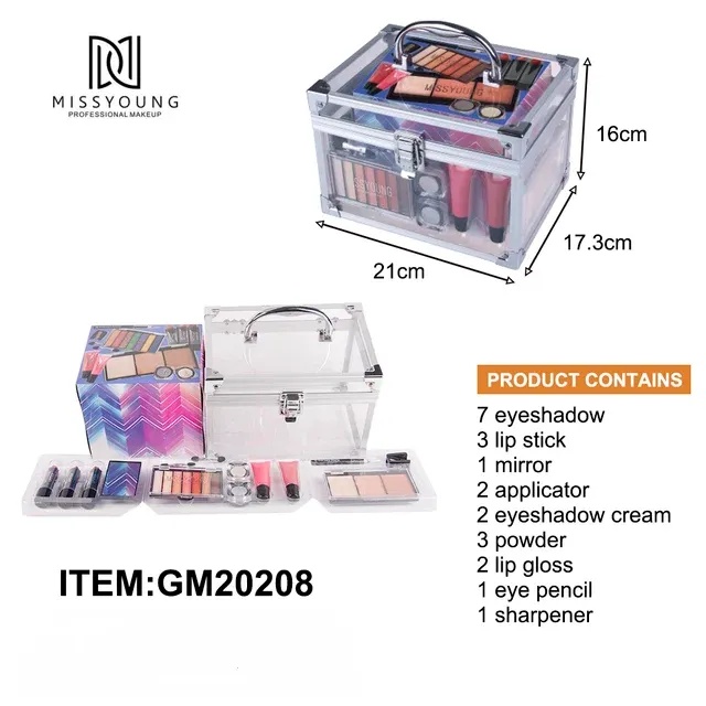 Miss Young Mega Box Makeup Set in Transparent Box - GM20208