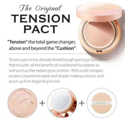 Missha The Original Tension Pact Perfect Cover with Sun Protection