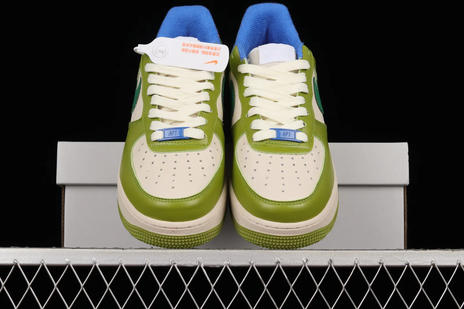 Nike Air Force 1 07 Low Avocado Green Blue Yellow DB2812-001