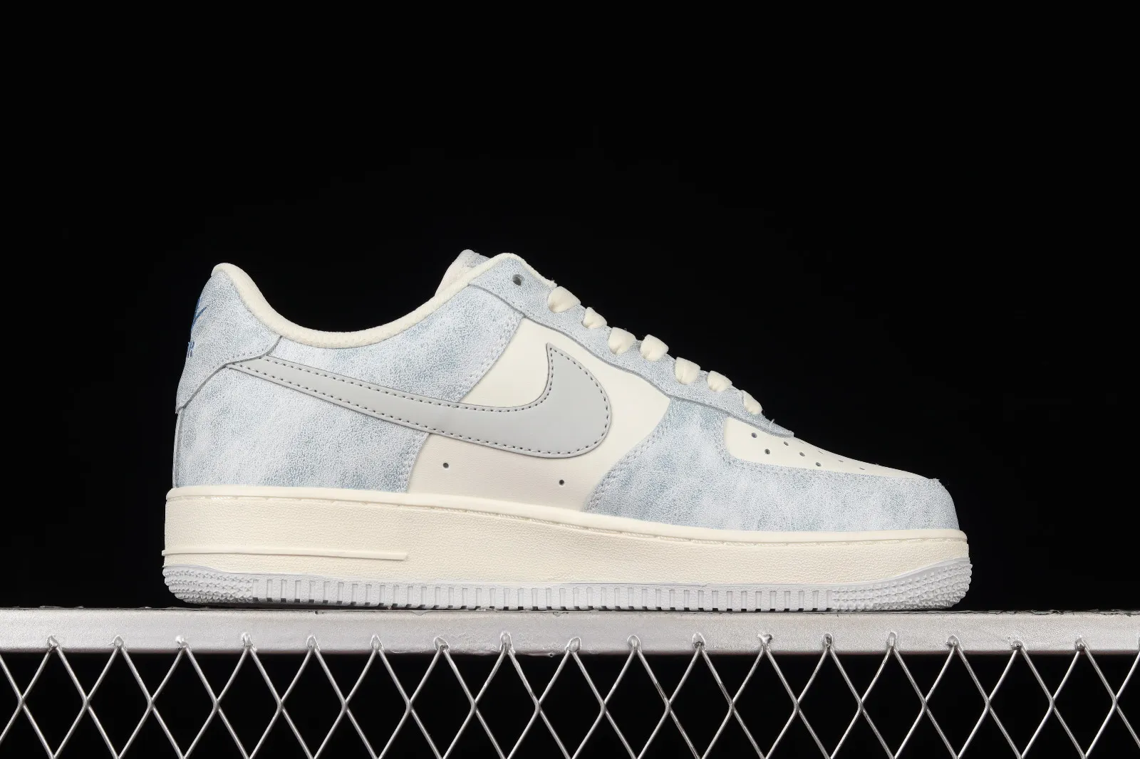 Nike Air Force 1 07 Low Rock Blue White Shoes CL5568-663