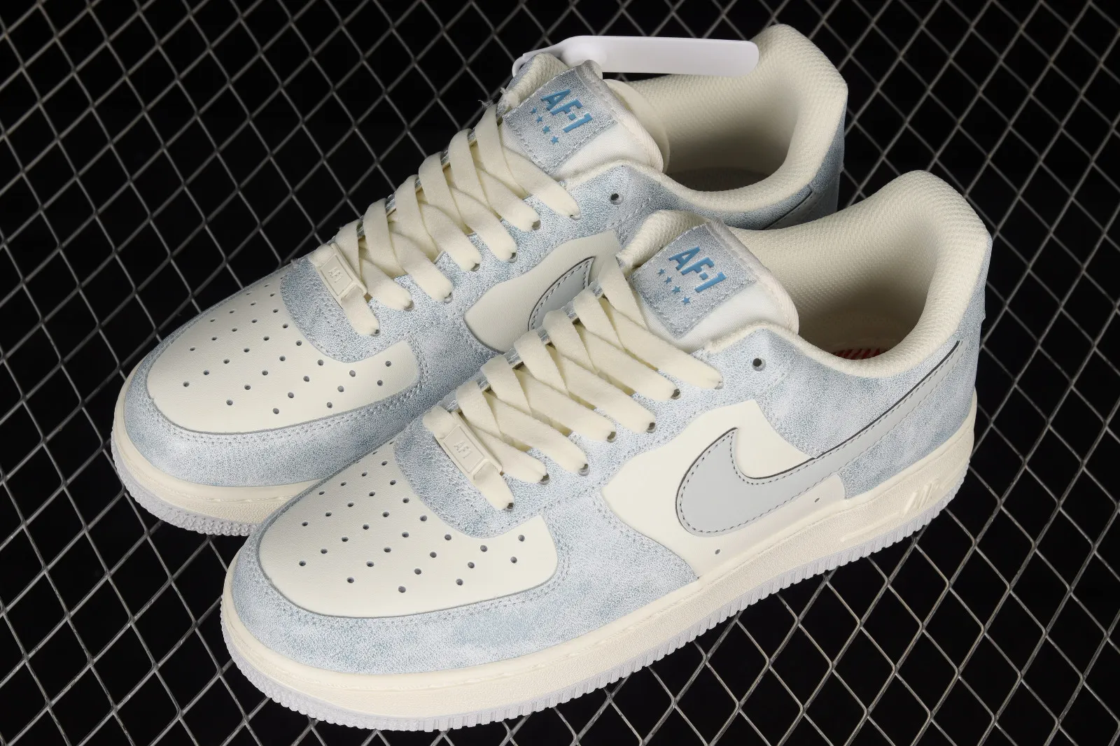 Nike Air Force 1 07 Low Rock Blue White Shoes CL5568-663