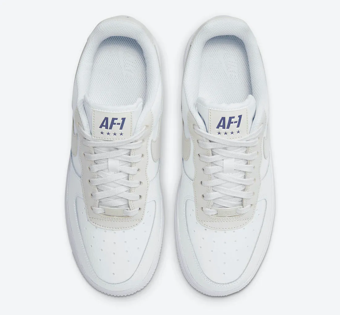 Nike Air Force 1 Low Summit White Deep Royal Light Bone 315115-168