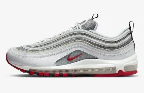 Nike Air Max 97 White Bullet Grey Red Shoes DM0027-100