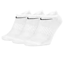 Nike Everyday Lightweight Training No-Show White Socks - 3 Pairs