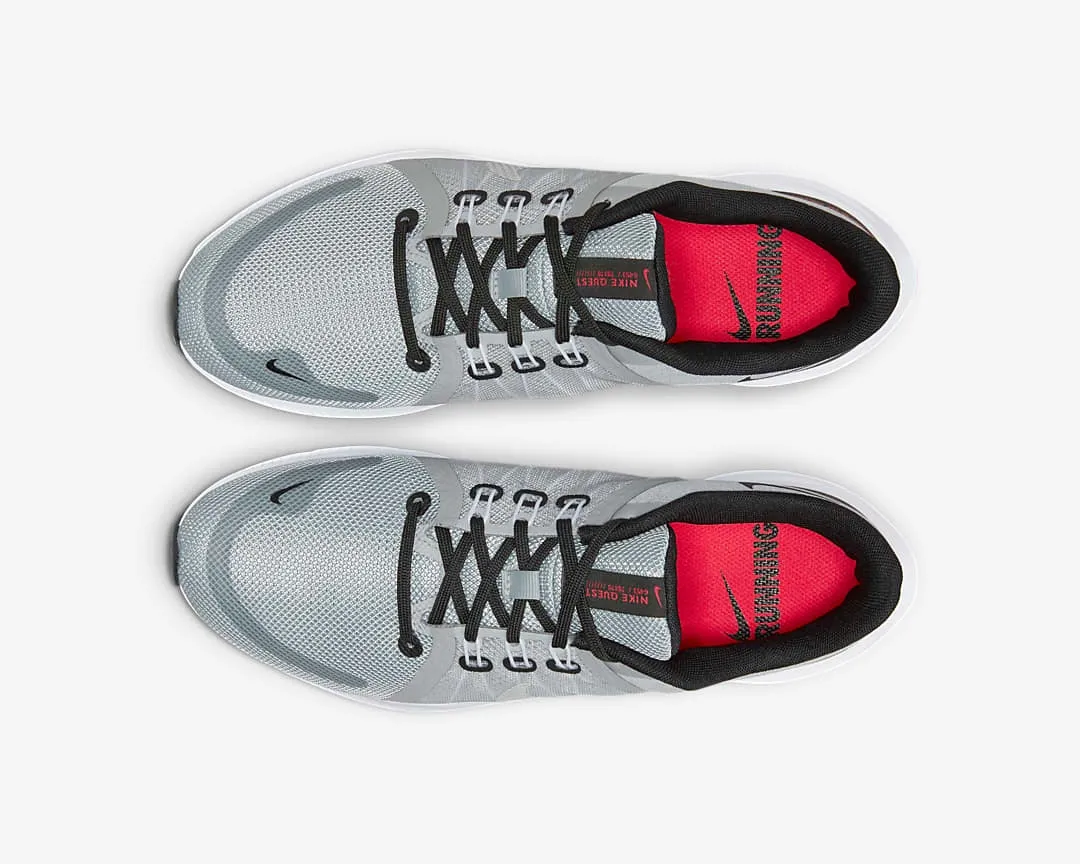 Nike Quest 4 Light Smoke Grey Black Siren Red White DA1105-007