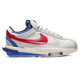 Nike x Sacai Zoom Cortez White University Red Blue