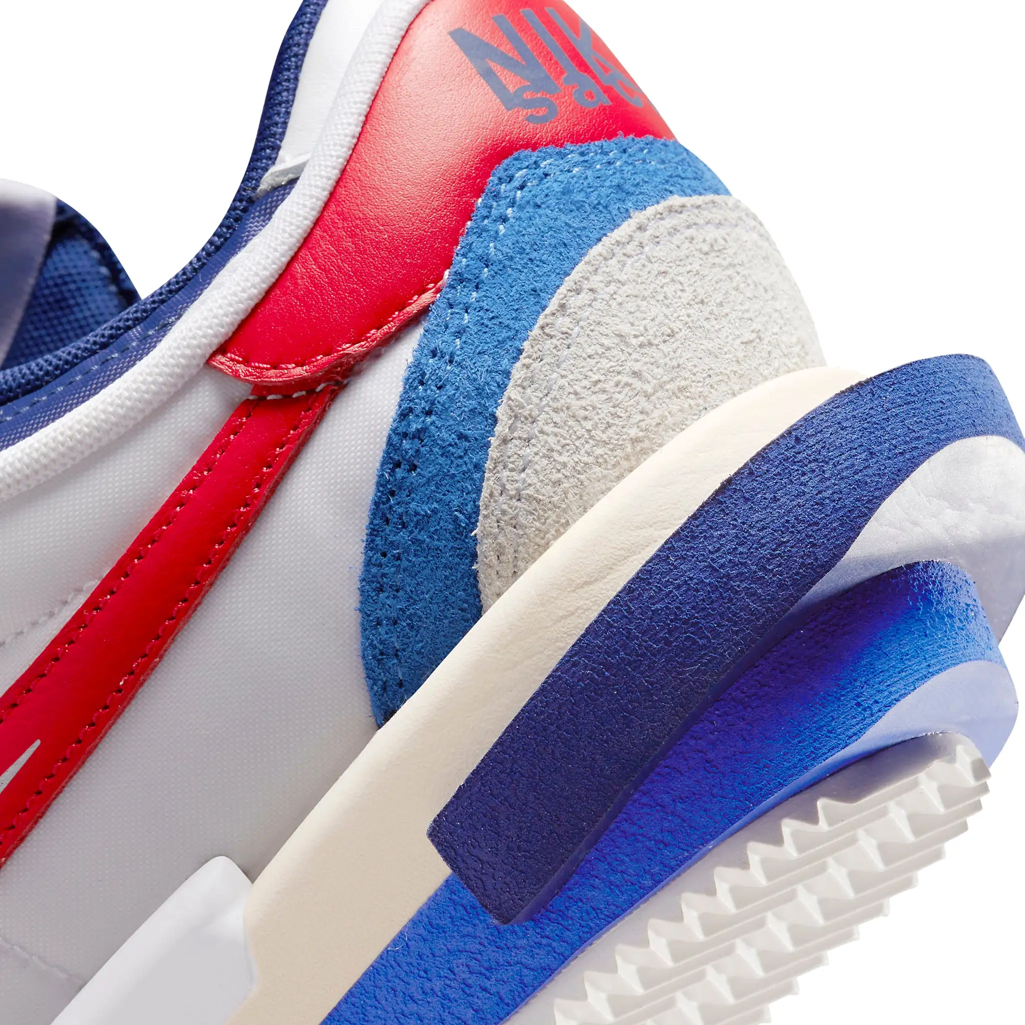 Nike x Sacai Zoom Cortez White University Red Blue