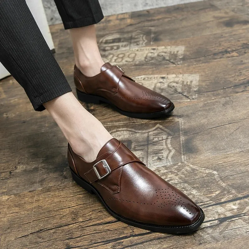 Paris Bordone Leather Dress Shoes