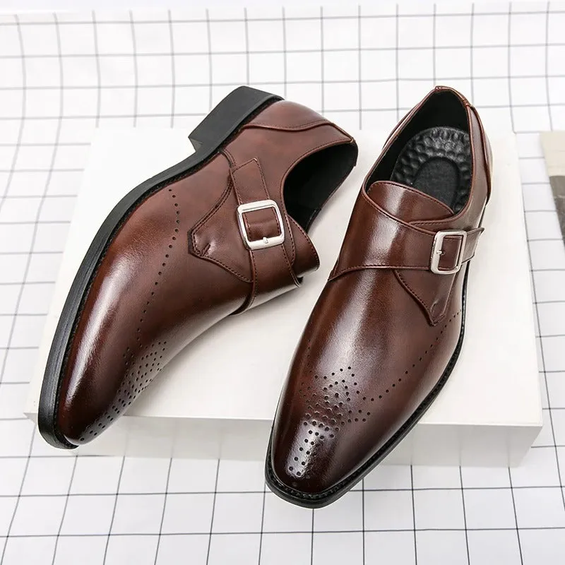 Paris Bordone Leather Dress Shoes